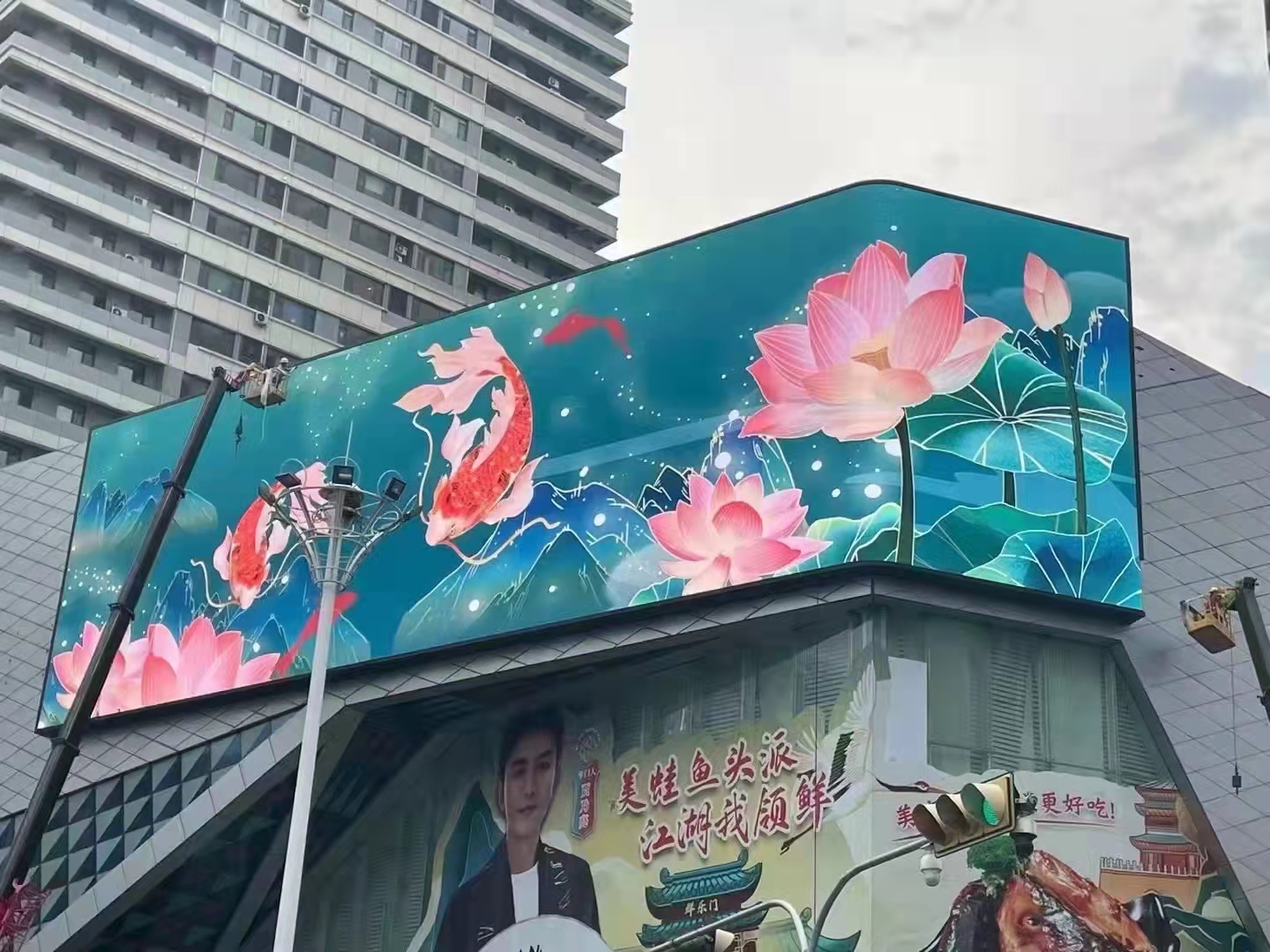 山東濟(jì)南高新萬達(dá)廣場(chǎng)室外